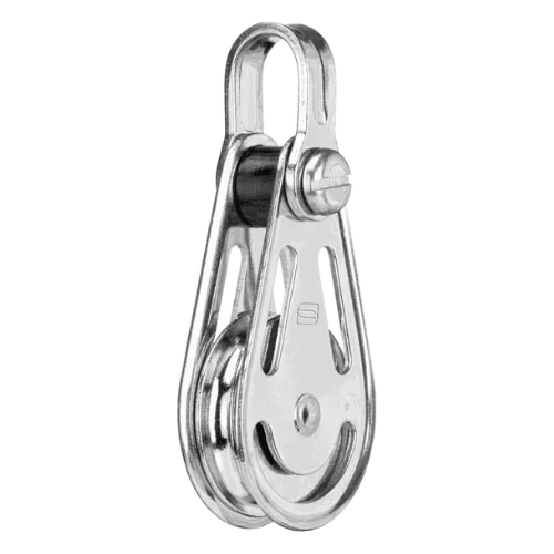 Drahtblock Gleitlager 6 mm mit Bügel für Segelboote