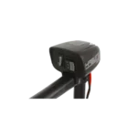 Nahaufnahme der Steuerungseinheit des Haswing W-20 / 200W 12V Elektroantriebs mit Schalter für Vorwärts- und Rückwärtsfahrten, bietet einfache Bedienung und präzise Kontrolle.