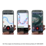 Screenshot der Helmsman App zur Steuerung des Haswing Cayman-B 55 GPS Bugmotors.