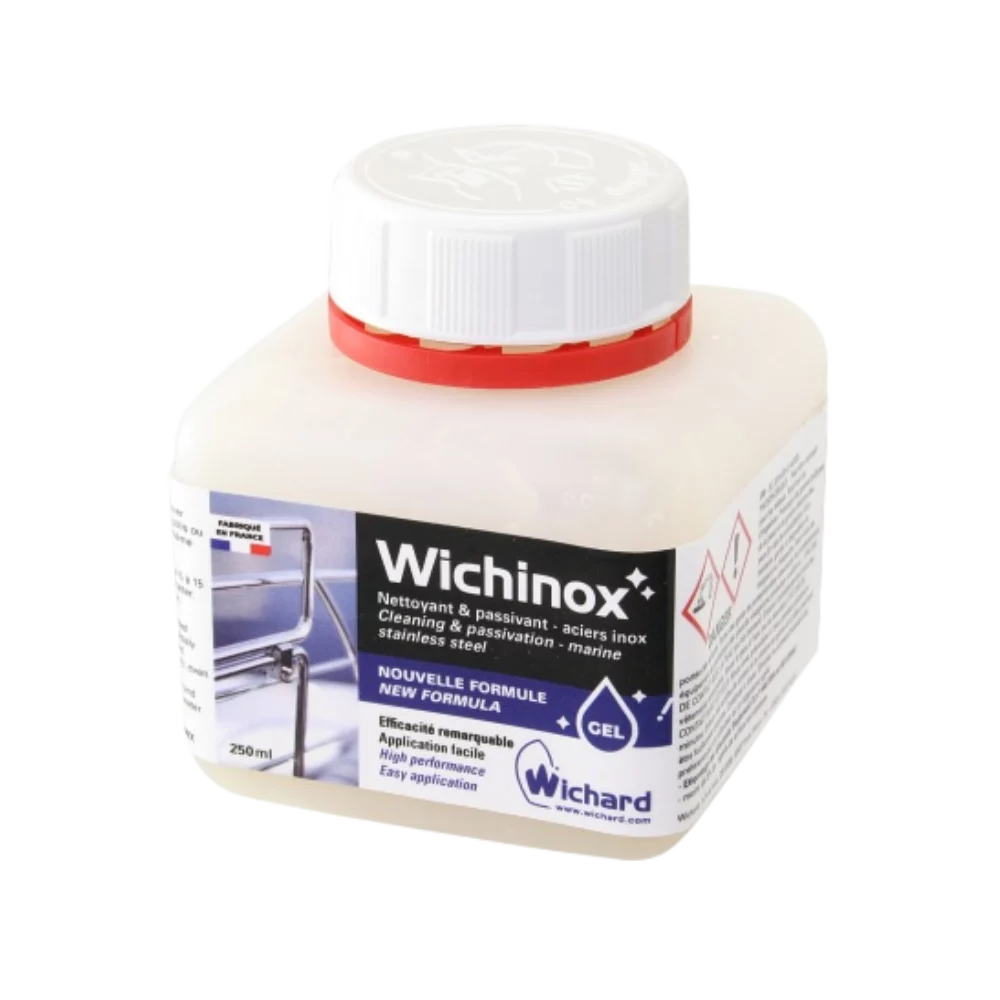 Wichinox Edelstahlreiniger Gel 250 ml für Edelstahl an Bord