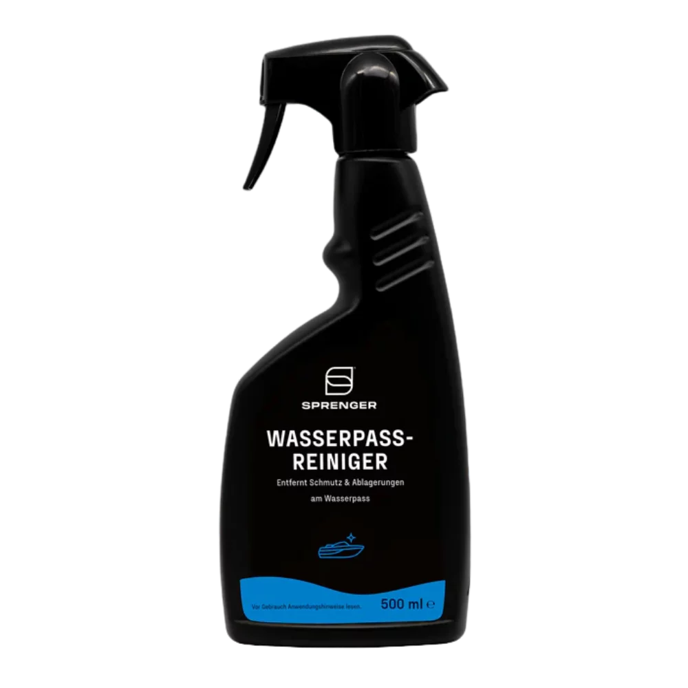 Sprenger Wasserpass-Reiniger 500 ml entfernt Ablagerungen und Schmutz an der Wasserlinie von Segel- und Motorbooten