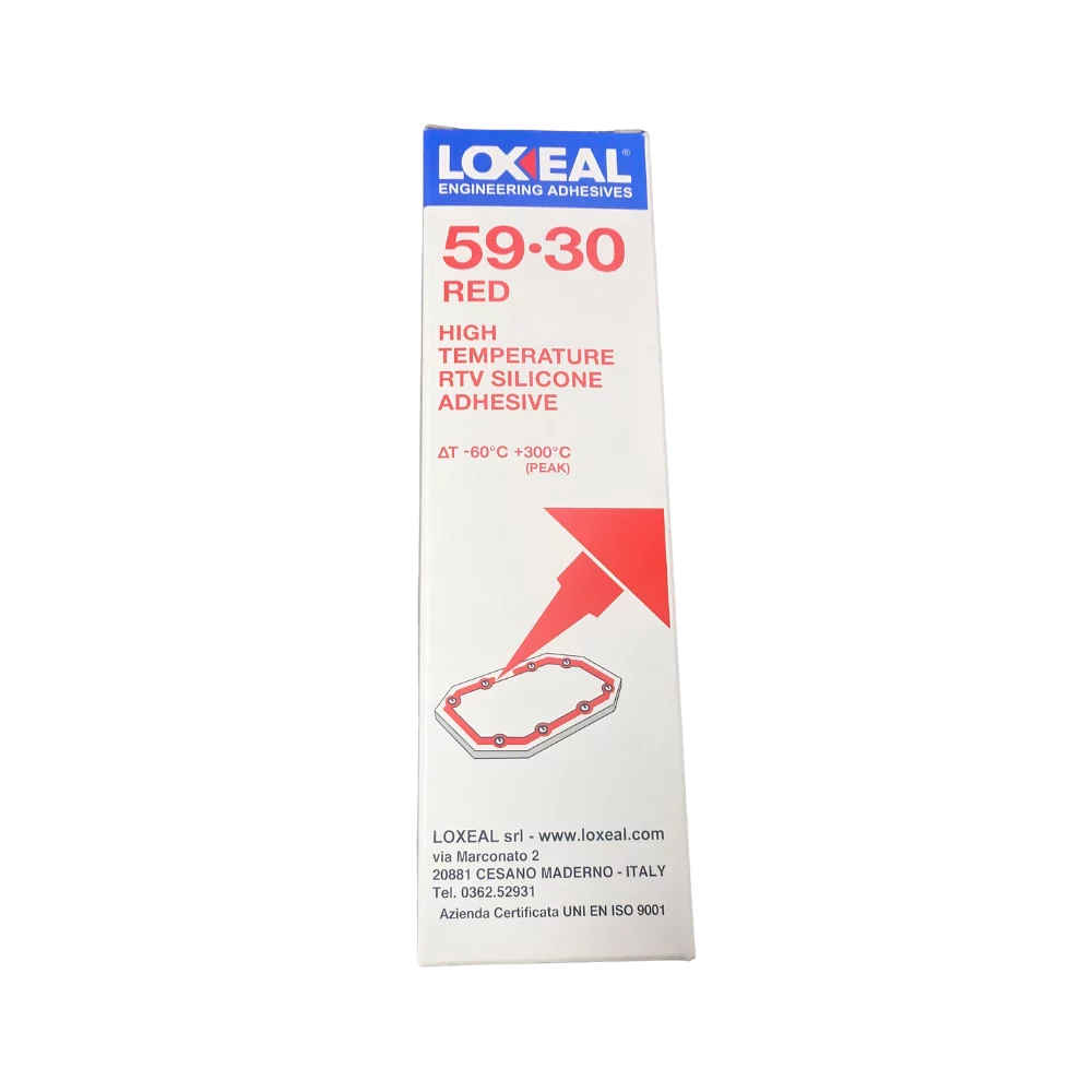 Loxeal 59-30 High Temperature RTV Silicone Adhesive – Kartonverpackung Seitenansicht