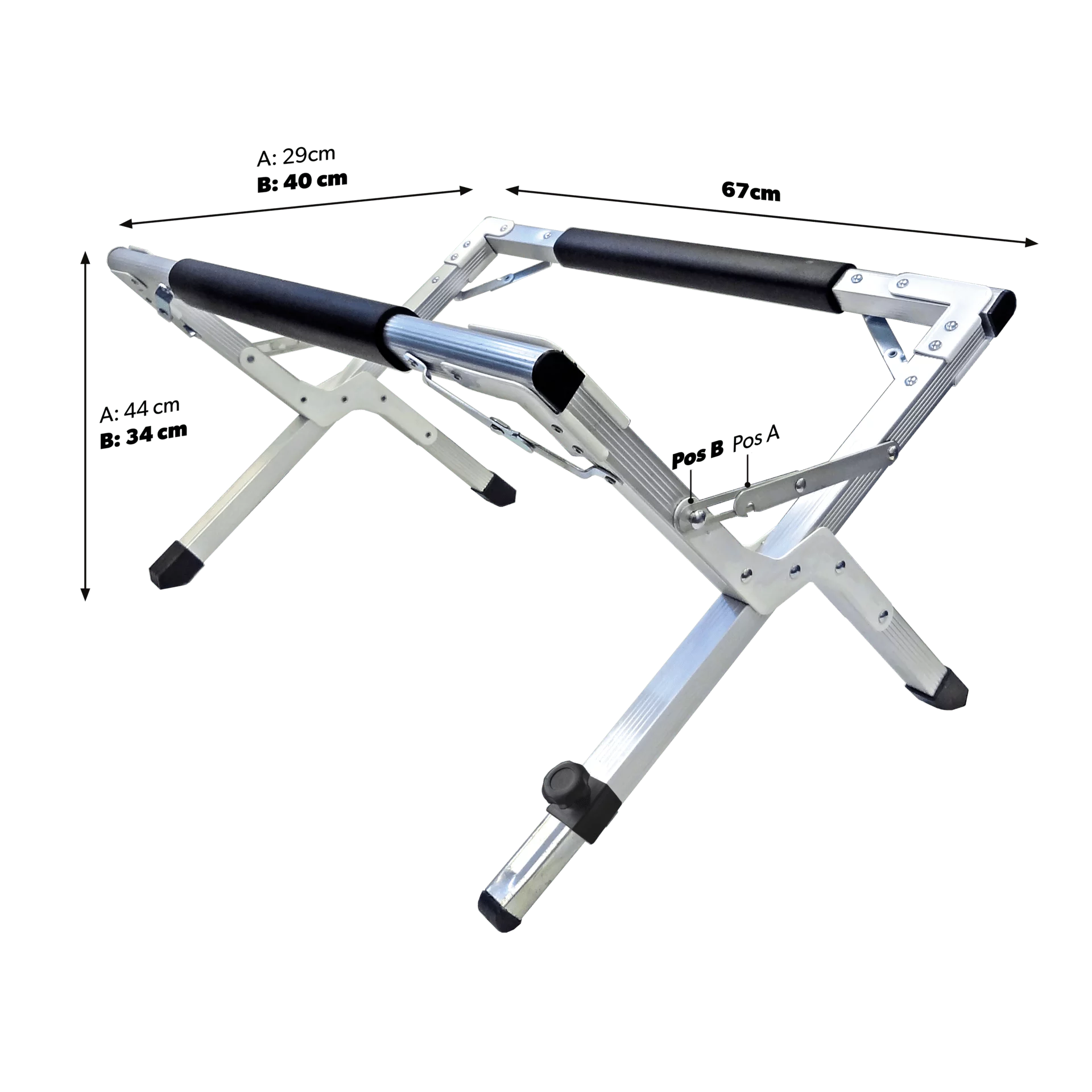 Dometic Cooler Stand – faltbarer Kühlboxständer, bis 80 kg belastbar Dometic Cooler Stand mit aufgesetzter Dometic-Kühlbox Beschriftung: Dometic Cooler Stand – im Einsatz