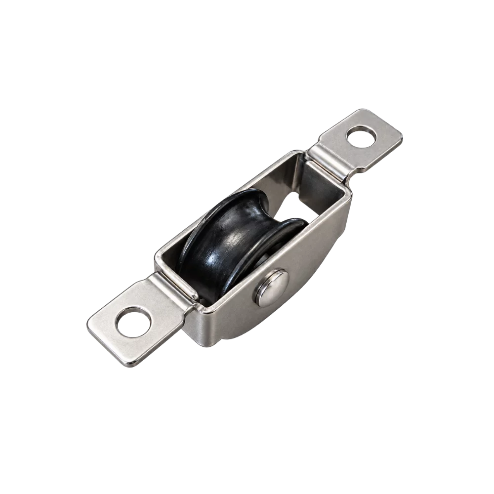 Osculati eingelassener Einfachblock 6x22 mm mit Edelstahlgehäuse und Nylonrolle